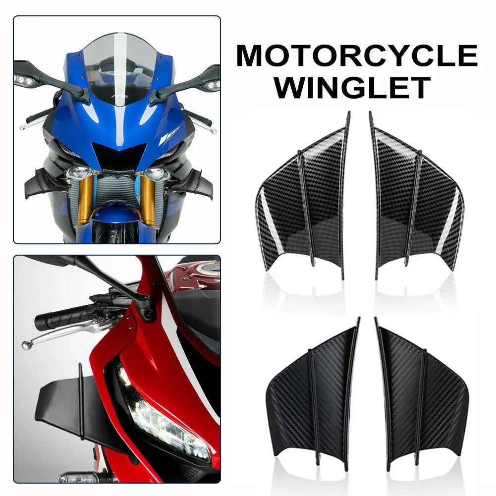 

Motorcycle Front Fairing Winglets Wing Spoiler Kit For BMW Honda Yamaha Suzuki Honda Kawasaki Nmax Xmax R3 R25 Z400 NINJA400 CBR