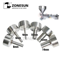 zonesun liquid paste filling machine nozzle parts for g1 4mm 6mm 8mm 10mm 12mm 14mm accessories