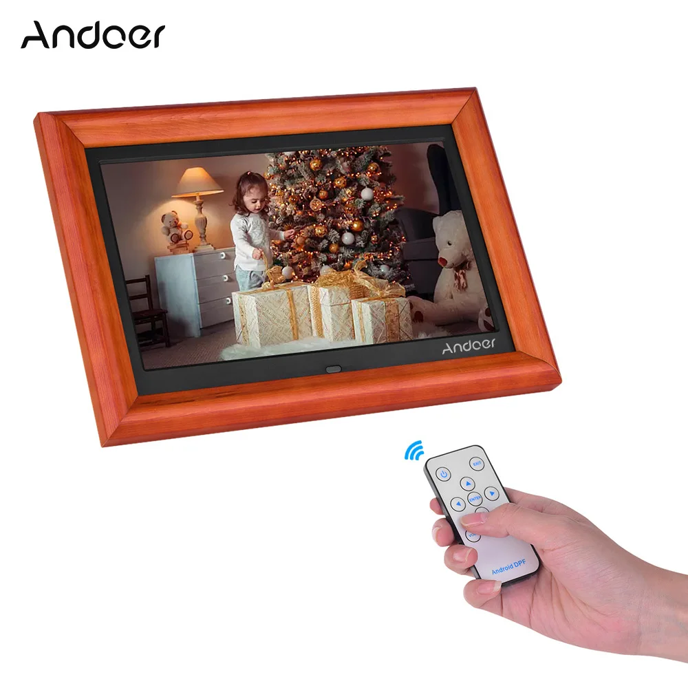 Andoer 10 дюймовый большой светодиодный экран цифровая фоторамка настольный альбом