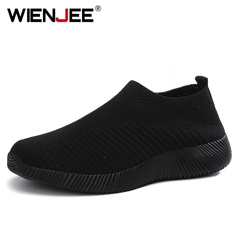 

Zapatos vulcanizados de alta calidad para mujer, zapatillas planas sin cordones, mocasines de talla grande 43, 2021