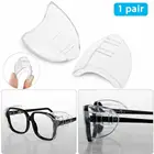 2 шт. Прозрачный Универсальный гибкий боковой защитой защитные очки для защиты глаз