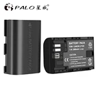 Аккумулятор PALO для цифровой камеры Canon EOS 5D Mark II 2 III 3 6D 7D 60D 60Da 70D 80D DSLR EOS 5DS lp e6, 2000 мАч, 2 шт.