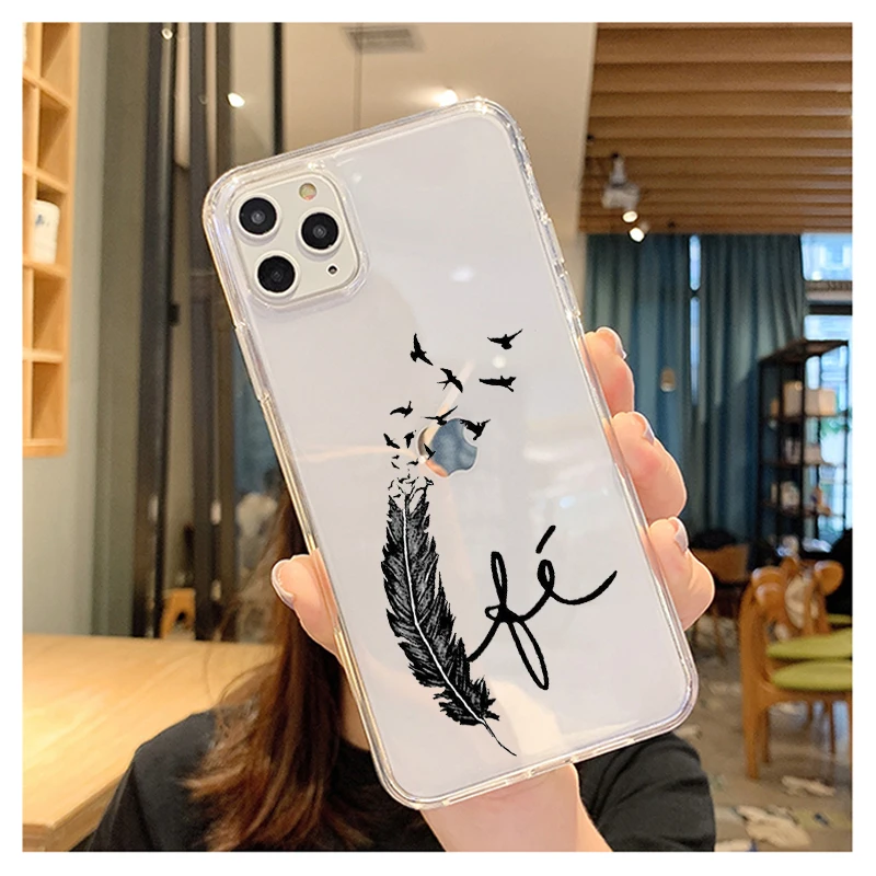 Вера христианская религиозная Иисус мягкий силиконовый матовый чехол для iPhone 12 11