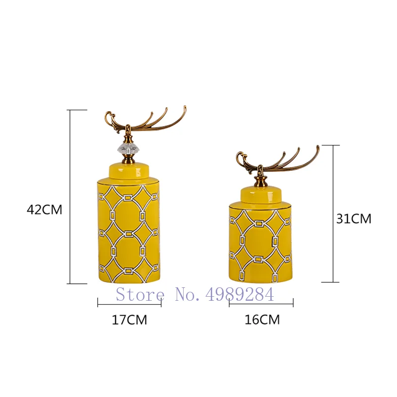 

RETRO CERAMICS VASE WITH COVER CERAMIC STORAGE TANK LIVING ROOM HOME DECORATIONS CRAFTS DECORATION PORCELAIN FLOWER VASE