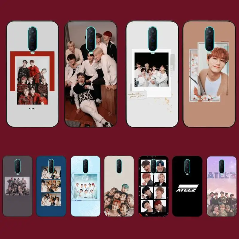 

TOPLBPCS ATEEZ HongJoong SeongHWA Phone Case for Vivo Y91C Y11 17 19 53 81 31 91 55 V17 11i 9 fot oppo
