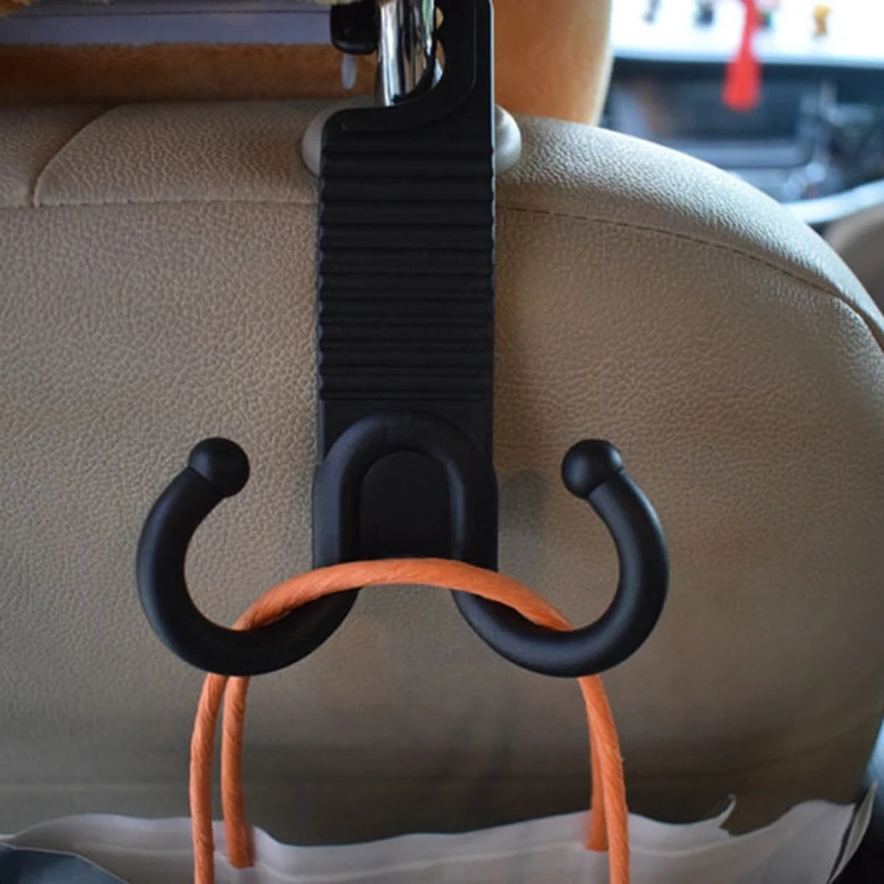 

Car Hooks, Car Seat Back Hook Seat Headrest Hanger Seat Portable Organizer A0NE