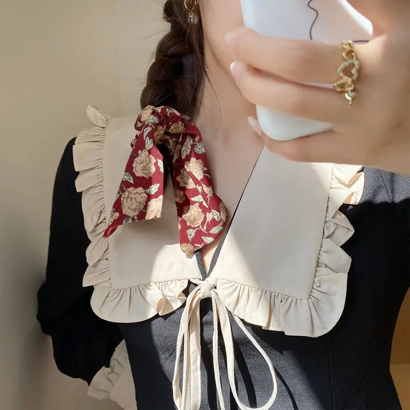 Резинки для волос женские в этническом стиле эластичные заколки с цветочным