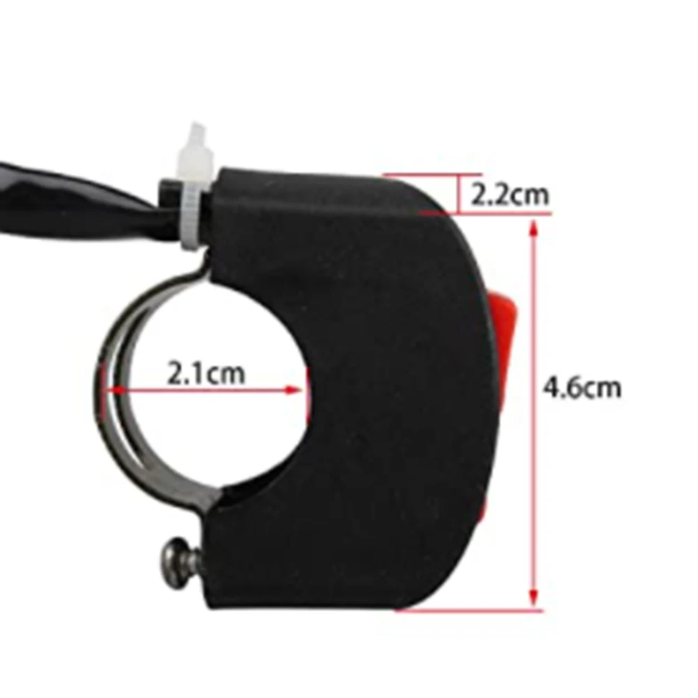 

VODOOL Motorcycle Handlebar Flameout Switch ON OFF Button for ATV Mount Dangerous Lamp Switch Controller Motor Acces