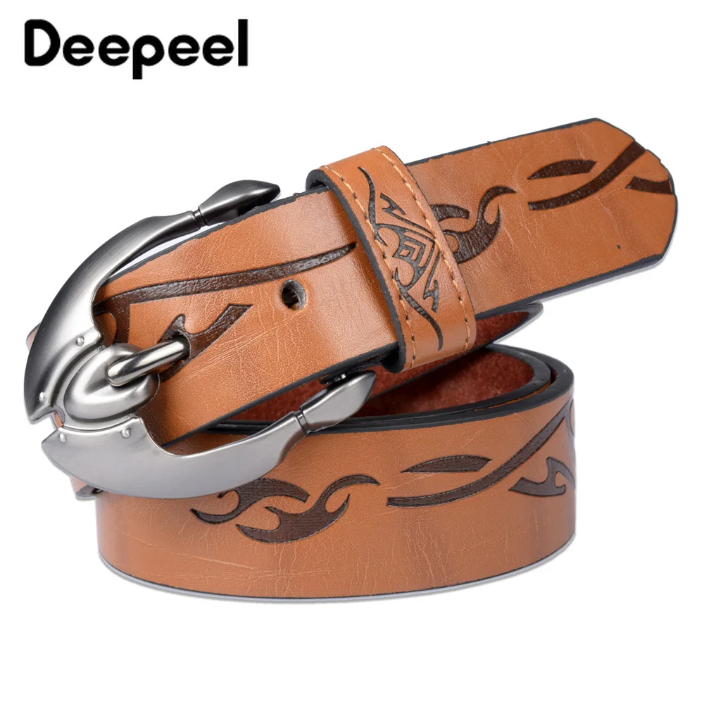 Deepeel 1 шт. 3 8 см * 110 в стиле панк из алюминиевого сплава пряжкой ремень