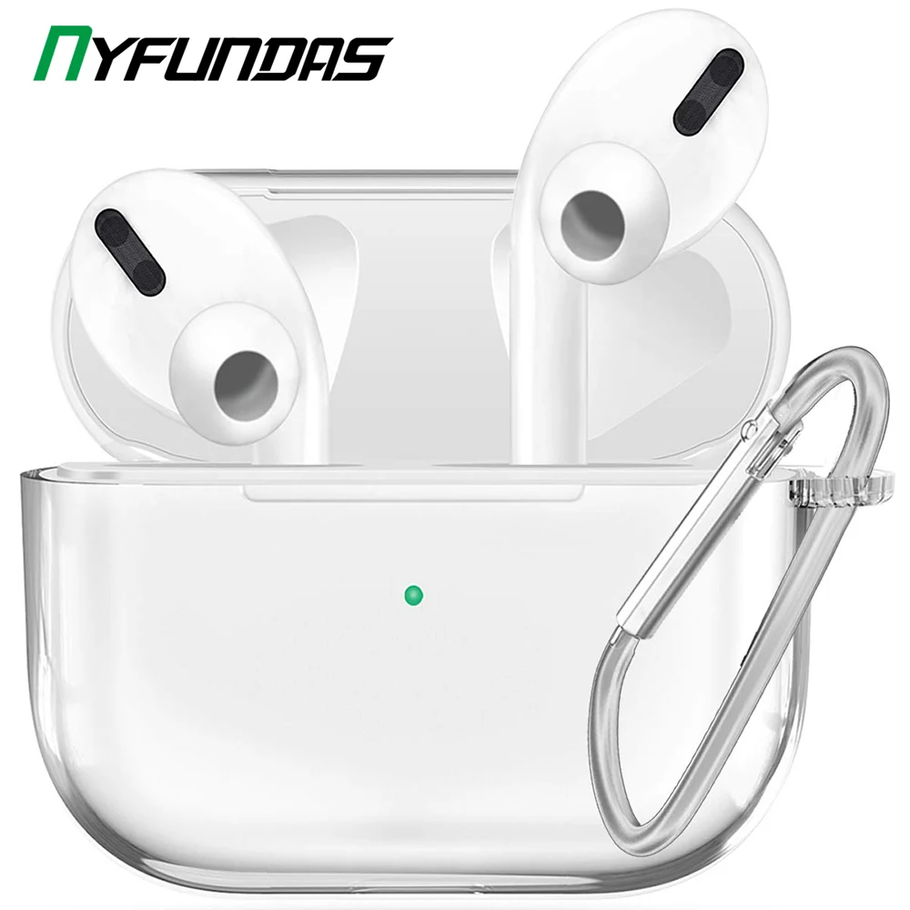 Ультратонкий силиконовый чехол для AirPods Pro 2019 2 3 беспроводной зарядки прозрачный