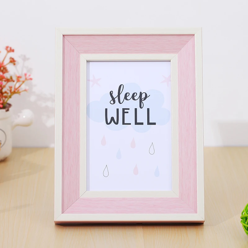 

Simple Creative Photo Frame Resin Stand Modern Elegant Painting Frame Rectangle Ornament Ramka Na Zdjecie Home Decor DI50XK