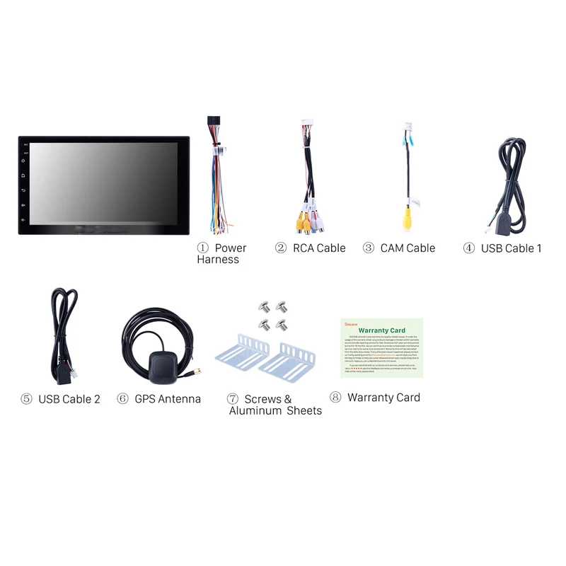 Универсальный Автомобильный мультимедийный плеер автомагнитола 2DIN на Android 9 1 2 Гб