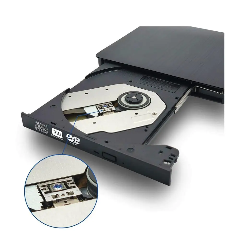 USB 3 0 Внешний Оптический привод тонкий CD ROM дисковый ридер DVD RW ГОРЕЛКА запись для