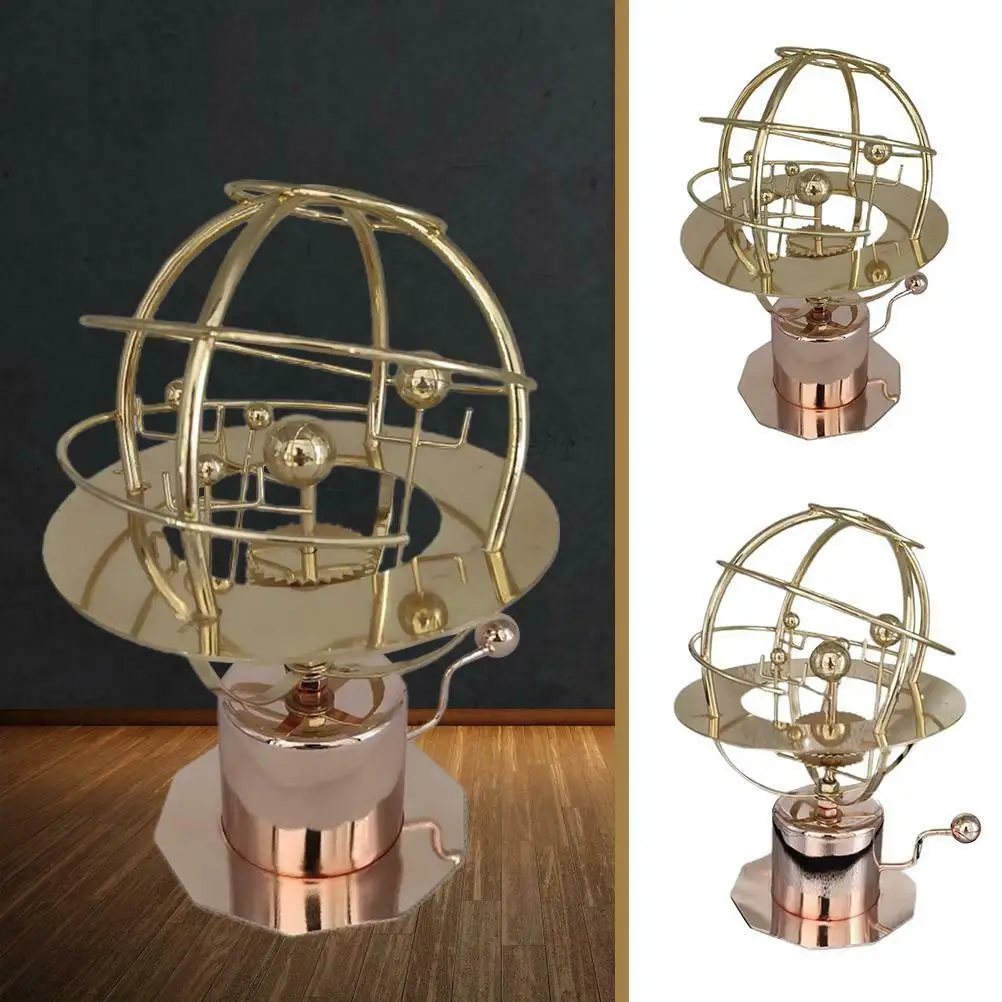 

Large Orrery Solar System Model 3D Metal Retro Office Desk Ornament Solar System Model for Bedroom Living Room Decoration