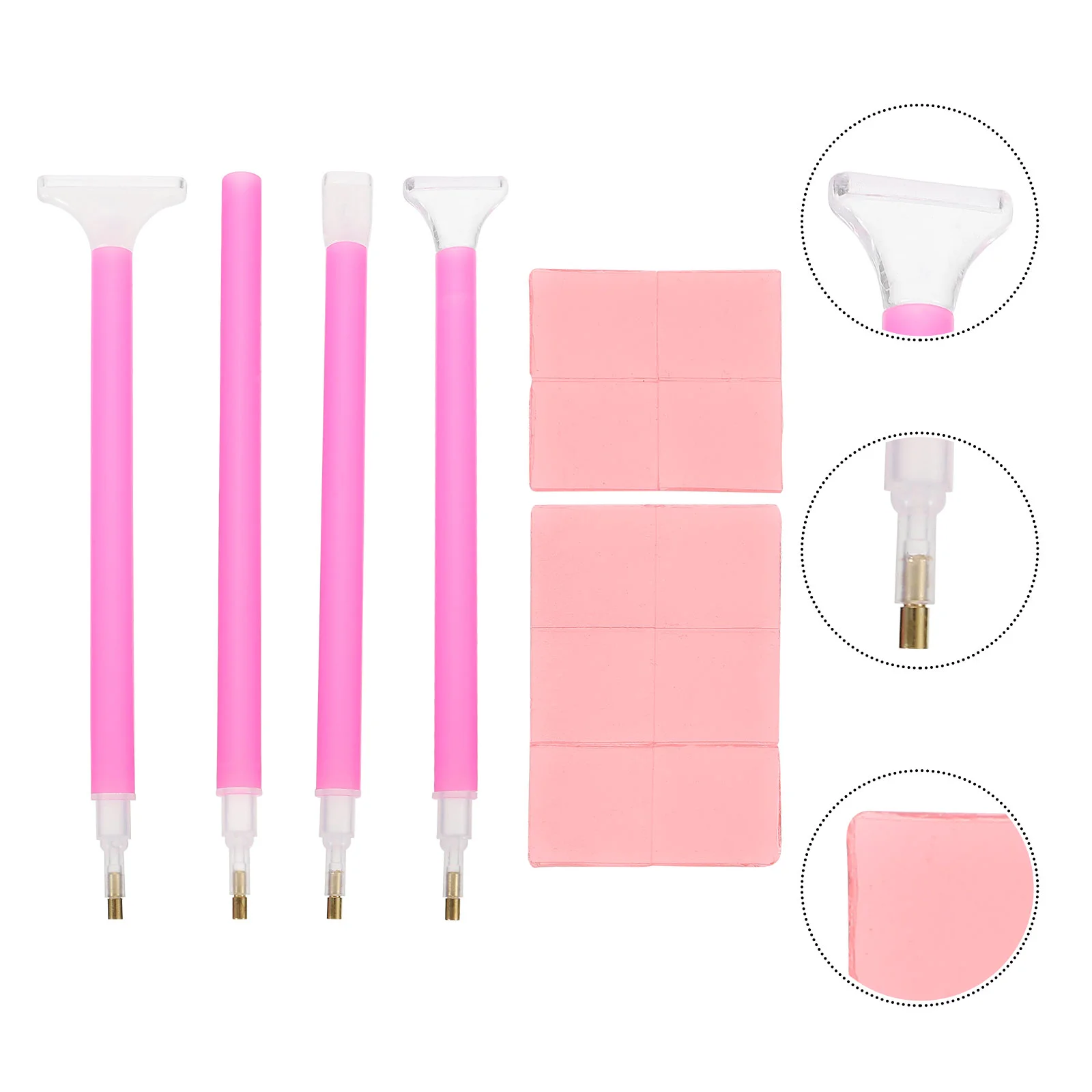 

4 шт ручки 5D DIY инструмент с 100 клеевая глина