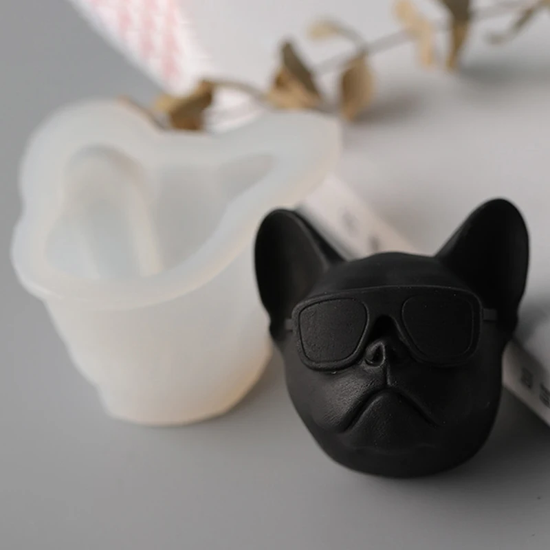 Силиконовая форма сделай сам для ароматерапии очков собак мыла украшения