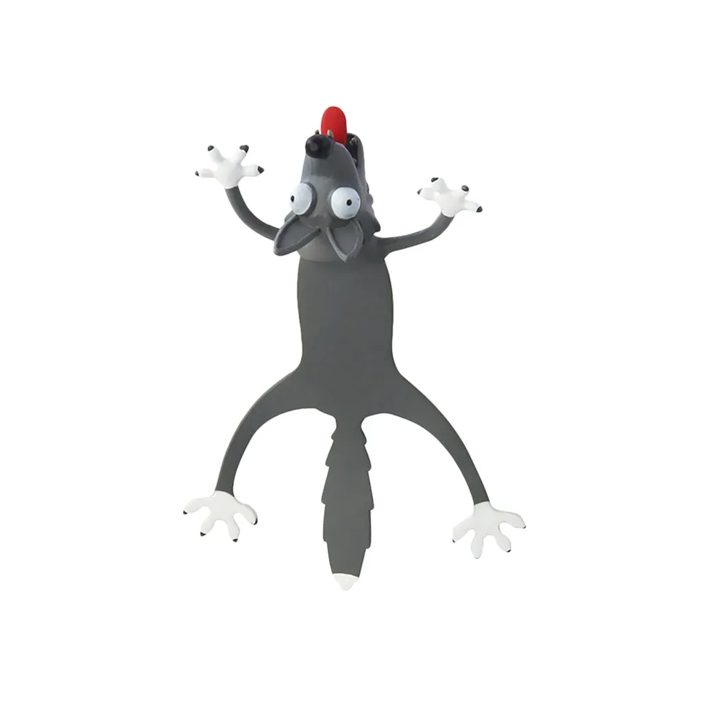 3D стерео кавайная мультяшная Закладка в виде милых животных мягкая подарок для