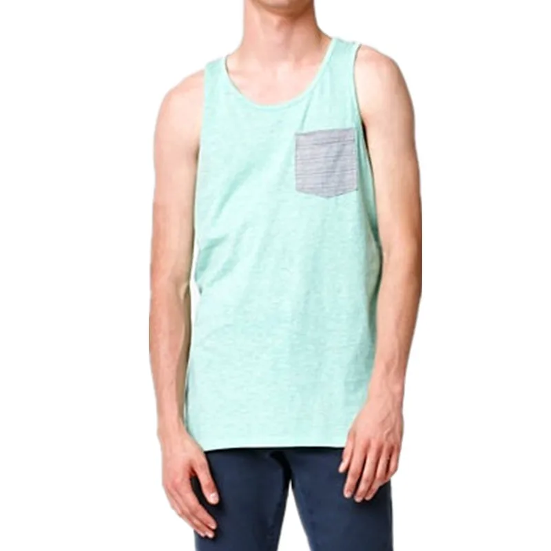 Мужская майка с зеленым карманом Skate американский размер L (слегка