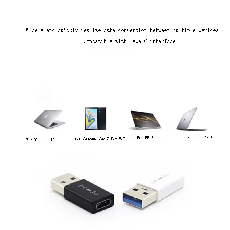 Конвертер OTG адаптер USB C кабель UsbC Type на 3 0 для Oneplus 7t Huawei P30 Xiaomi Samsung S20 S10 S9 Plus Кабель