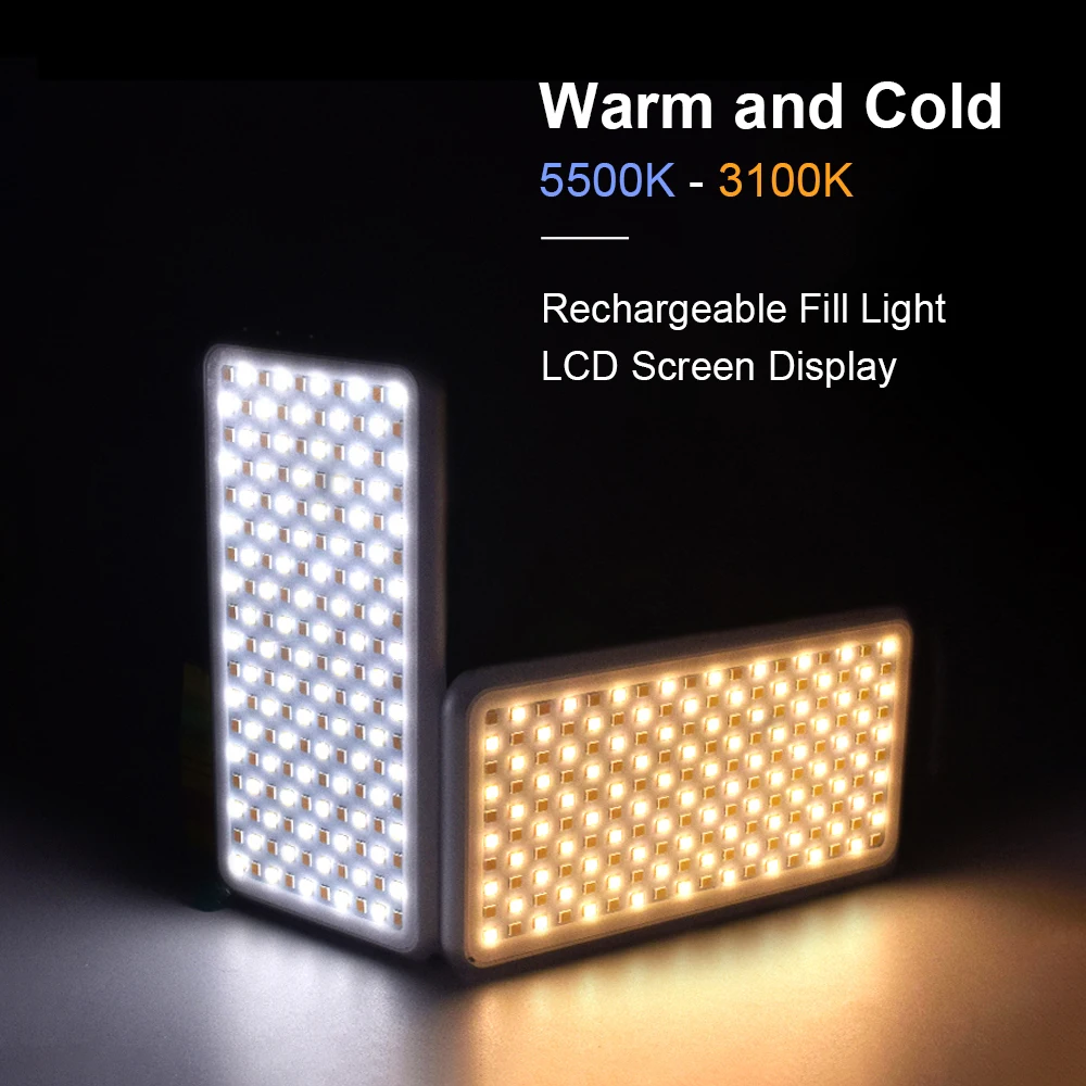 Светодиодный заполняющий светильник для фотосъемки Sony Canon Nikon с регулируемой