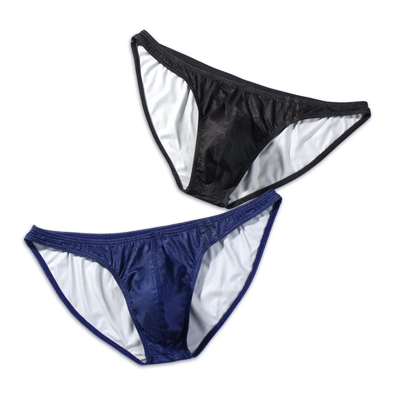 

Men's Panties Breathable Pouch Briefs Sexy Bulge Bikini Slip Homme Underwear Man Low Rise Underpants Male Cueca Calzoncillo S-XL