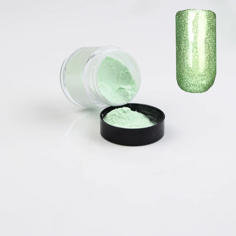 09 Nails Art Dipping порошок Paznokcie Unhas пигмент для ногтей Dip Хромированый голографический блеск Pylek Do system ультра тонкий Poudre Ongle - Цвет: 09