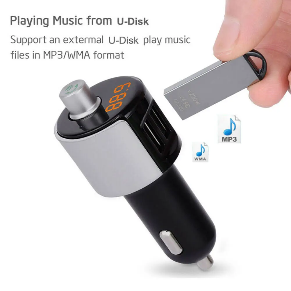 Абсолютно Новый CDIY автомобильный Bluetooth комплект адаптер беспроводной Hands Free USB