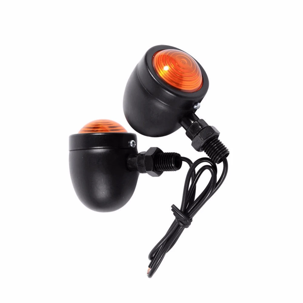 Пара поворотников для мотоциклов световой индикатор мигалка Кафе Racer Harley Honda CBR