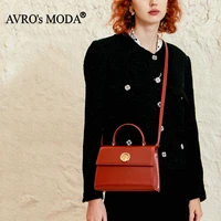handbag women by brand avros moda genuine leather crossbody tote bags fashion retro luxury designer shoulder messenger flap bag