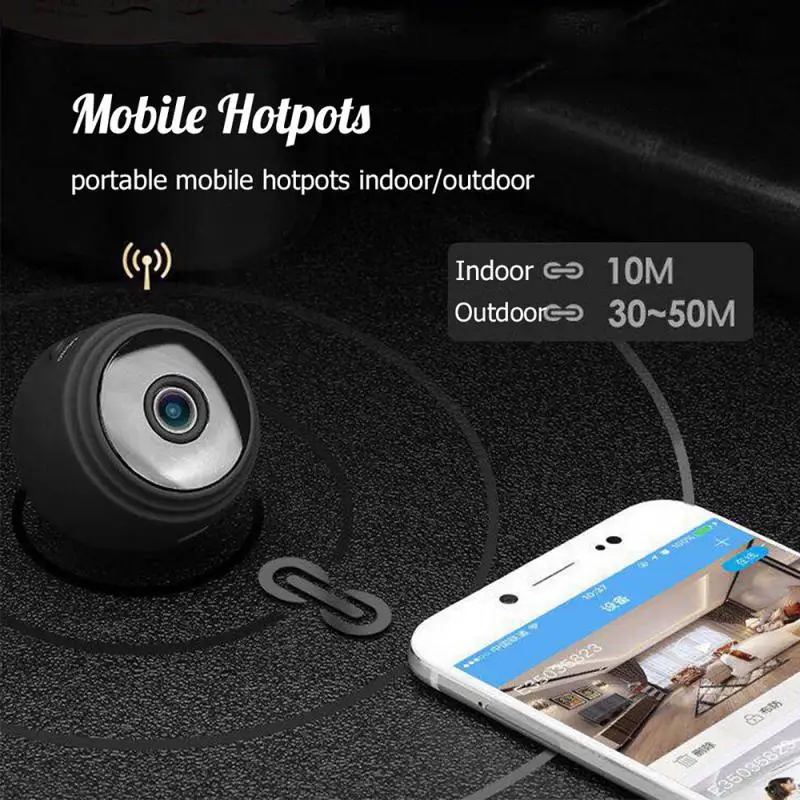 720P IP Camera IR Night Magnetic Wireless Camera Little Stars APP Control WiFi Wireless Camera Surveillance Camcorder Smart Home
