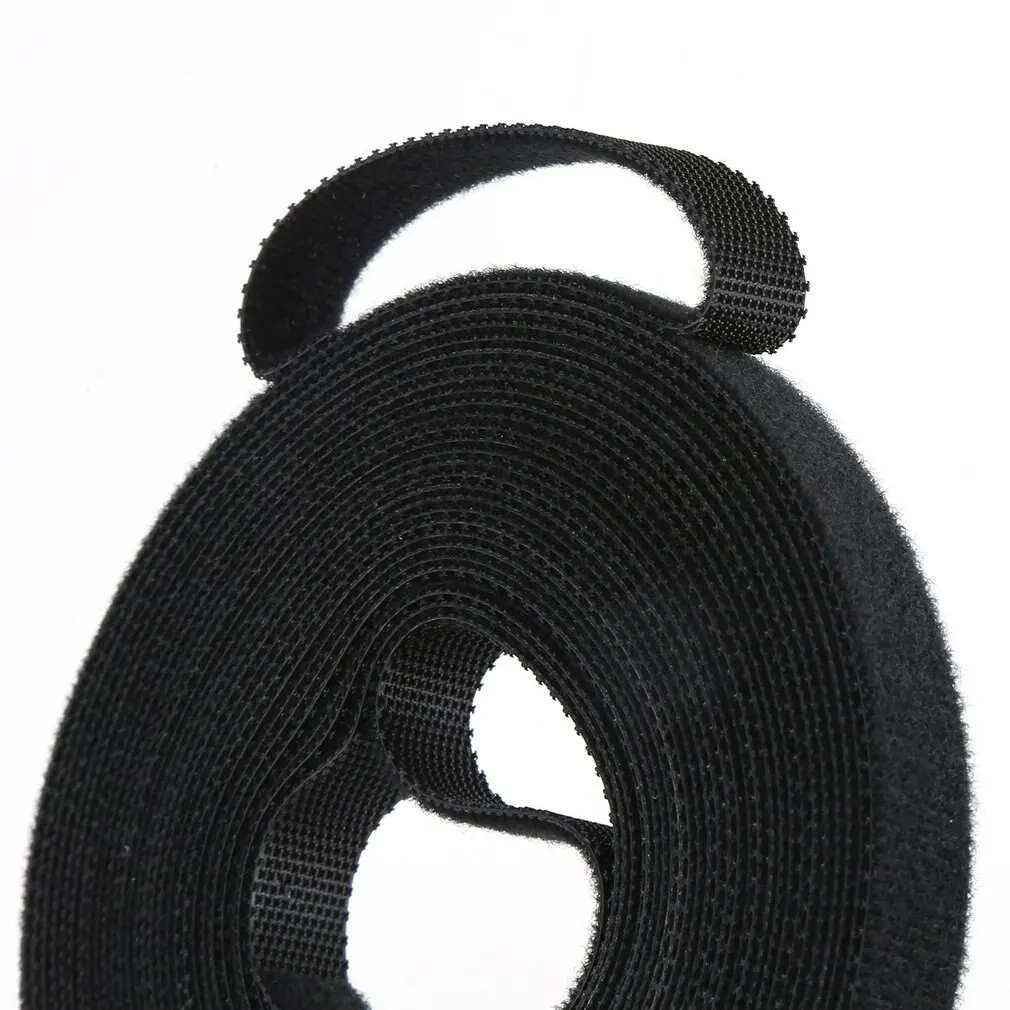 Черный нейлоновый кабель регулятор зажимы для галстуков ремешок Волшебные