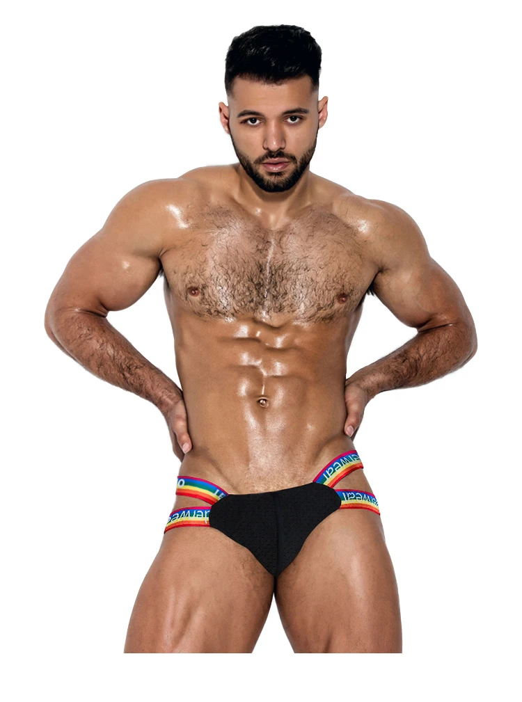 

2020 Sexy Jockstraps Men Underwear Men's Thong Cotton Sexy Lingerie Mesh Underpants Homme Gay Bikini G-strings Cueca M-XXL