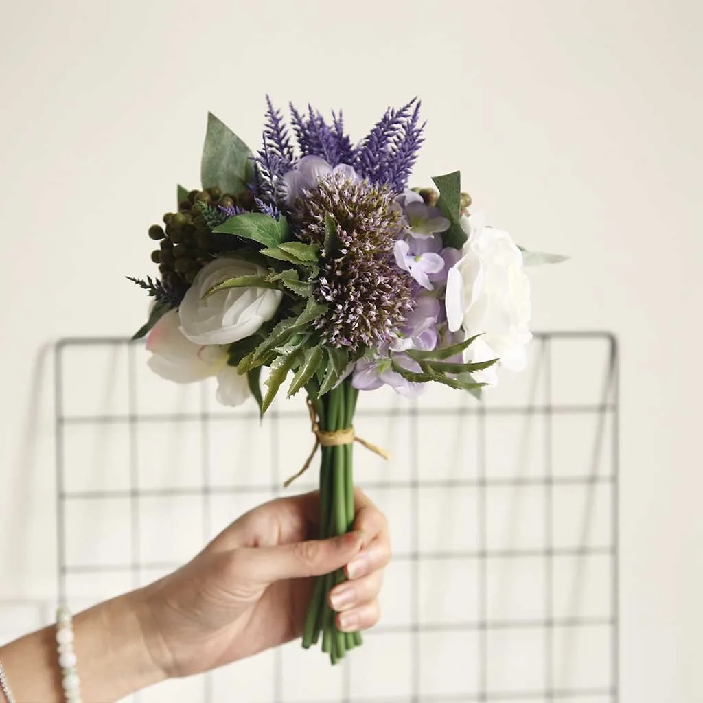 Artificial flower Roses artificial Peony Leaves Mix &amp match Bridal Bouquet Wedding Party decors sztuczne kwiaty drop ship | Дом и сад