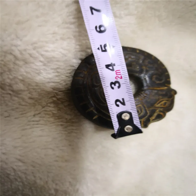 Коллекция культур красной горы Железный метеорит резной свинья Дракон