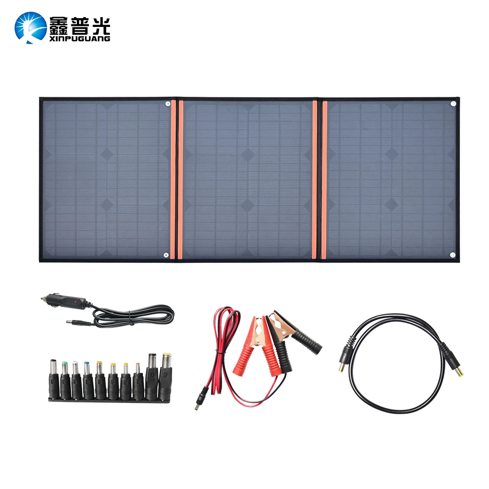 60 Вт Гибкая Складная солнечная панель 16 в зарядное устройство для 12 В автомобиля