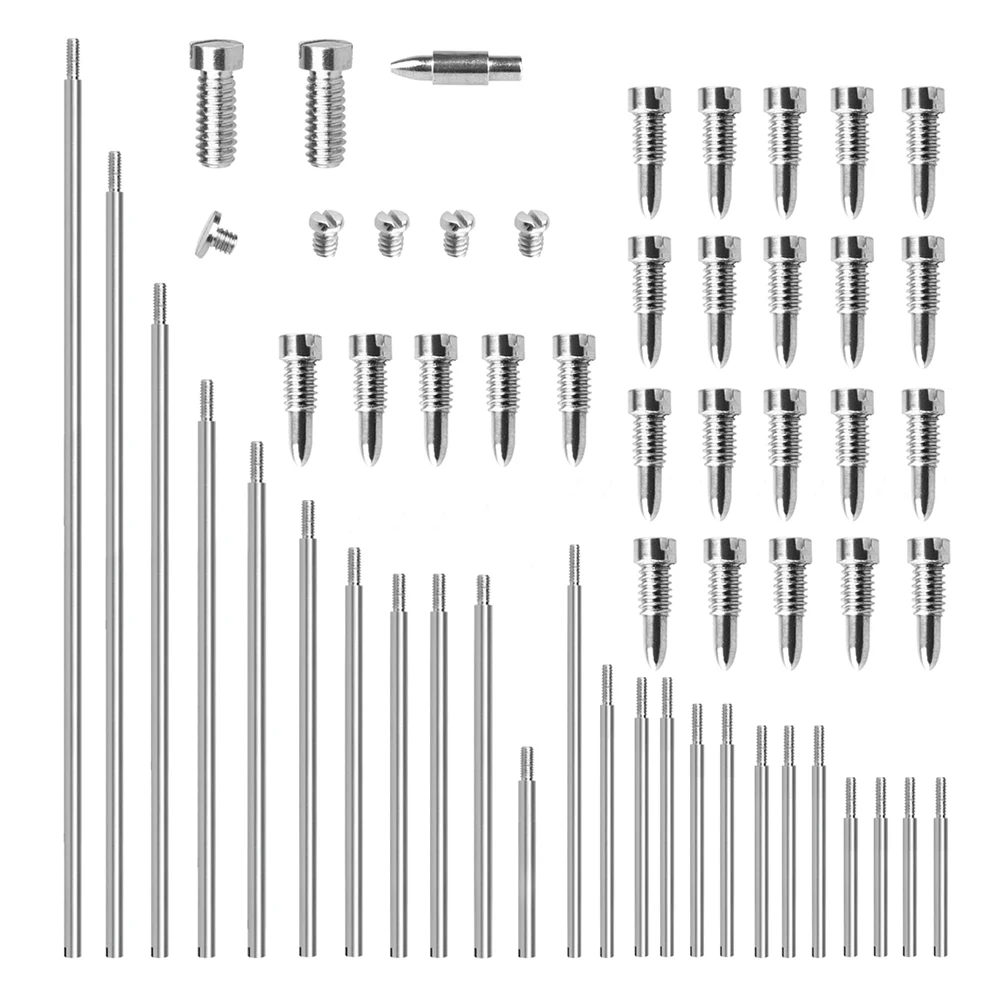 57Pcs/Set Soprano Saxophone Repair Parts Sax Repairing Tool Kit Steel Sax Accessories Woodwind Instrument Replacement Parts enlarge