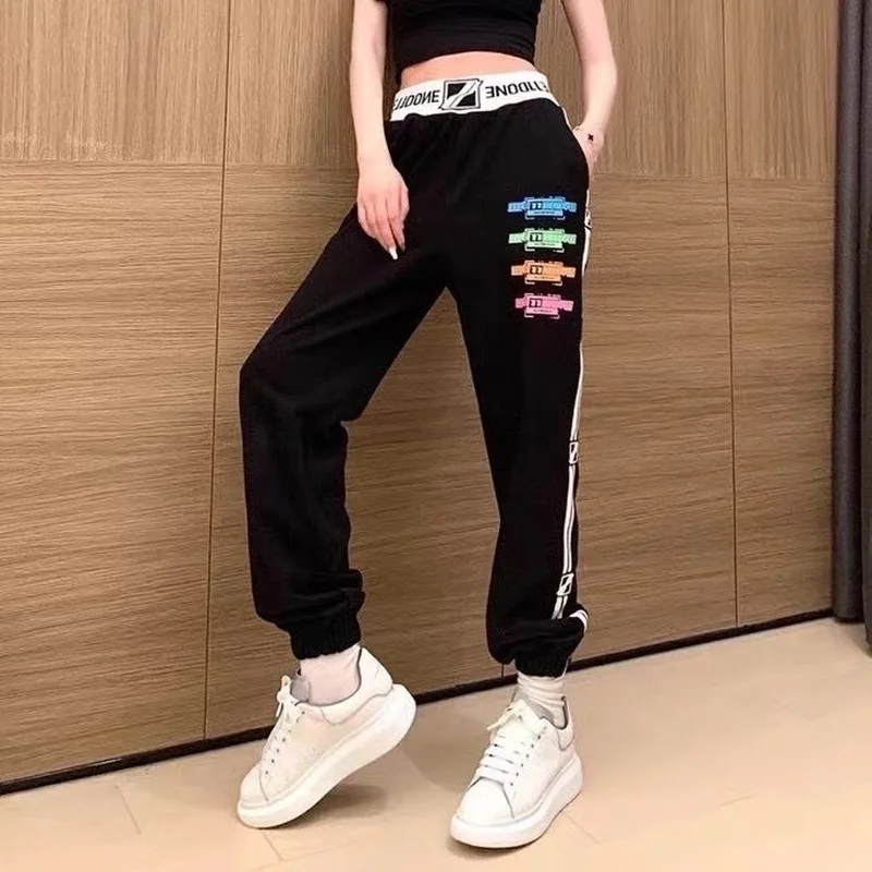 

Новинка 2021, здоровые брюки для мужчин и женщин, повседневные штаны 1:1, высококачественные свободные спортивные брюки для пар we11 с высокой та...