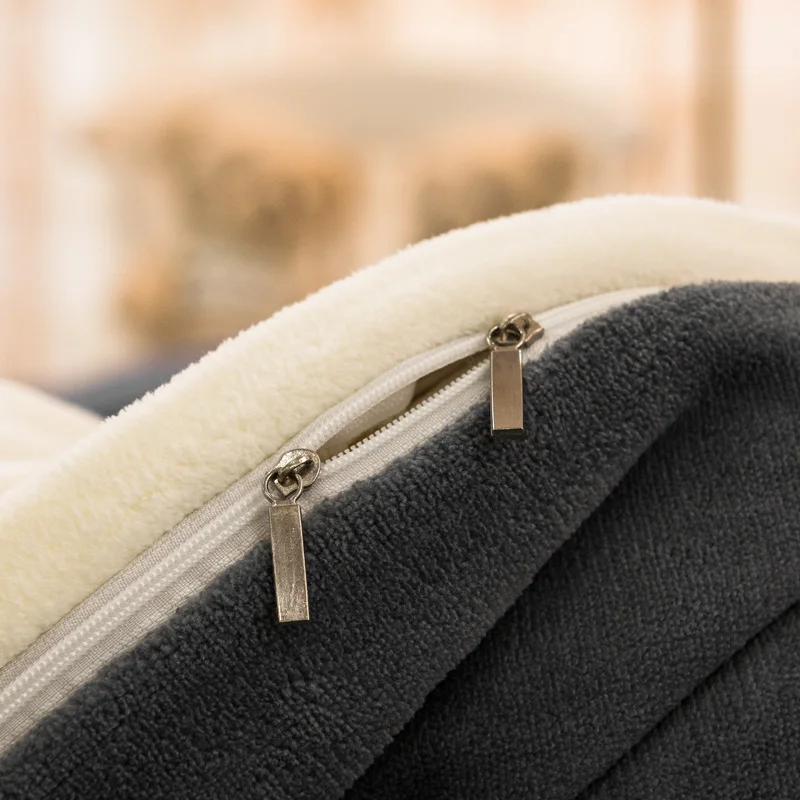 Мультяшный большой белый медведь толстый зимний флисовый комплект постельного