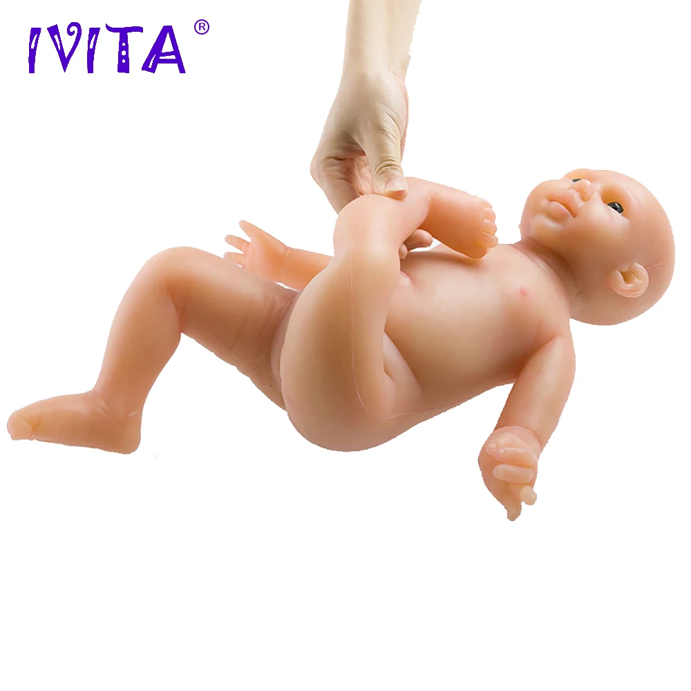 IVITA WG1520, 48 см, 3500 г, полностью силиконовые реборн для младенцев, реалистичные голубые глаза, открытые мягкие куклы для детей, реалистичные детские игрушки для девочек