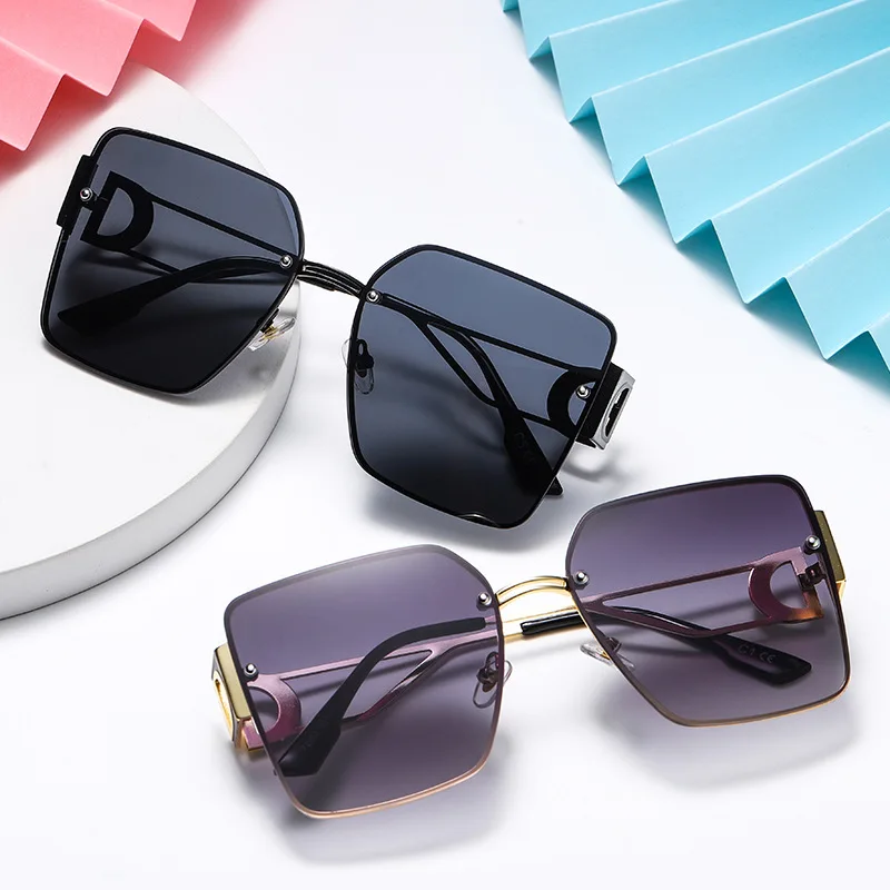 Солнцезащитные очки для водителя с большой оправой мужского типа, зажигающий цвет, защита от солнца для уличной съемки.