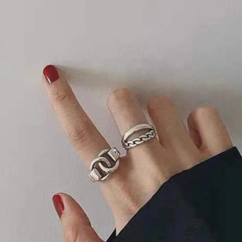 Хип хоп винтажные металлические панк цепи крест Открытый кольца ремень пряжка