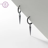 925 sterling silver hoop earrings personality geometric cone ear jewelry women korean fashion creative temperament earrings