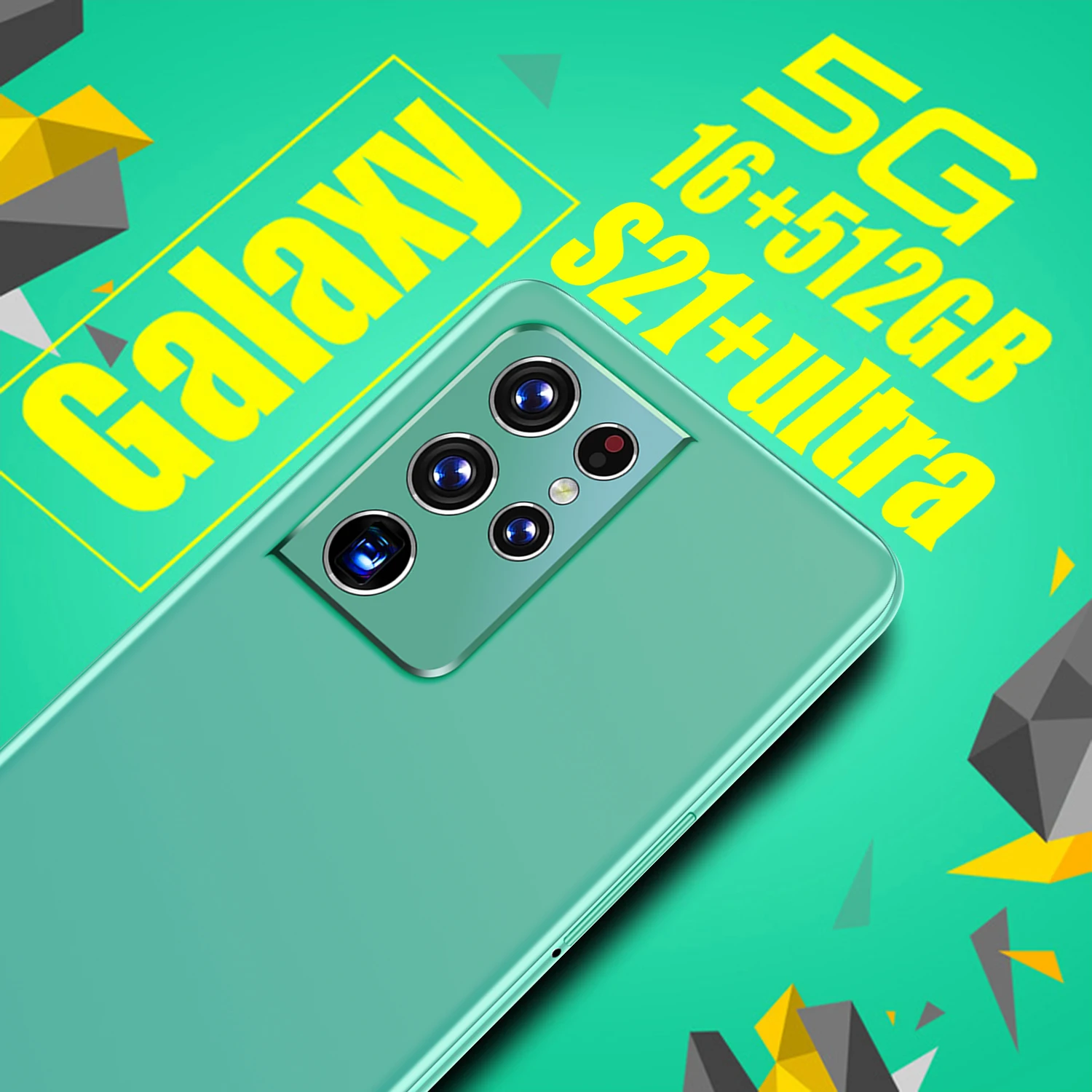 

New Arrival S21+ultra 16+512GB 7.1 Inch Andriod Smart Phone 2021 New 24MP+48MP 10 Core 6800mAh Face Unlock Mobile Phone MTK6889