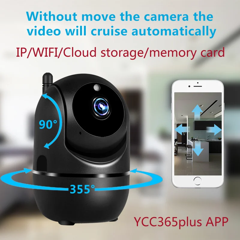 

IP camera Smart Home 1080P HD Wireless Security camera Device with Auto Tracking Baby monitor Video Surveillance Wifi Camera