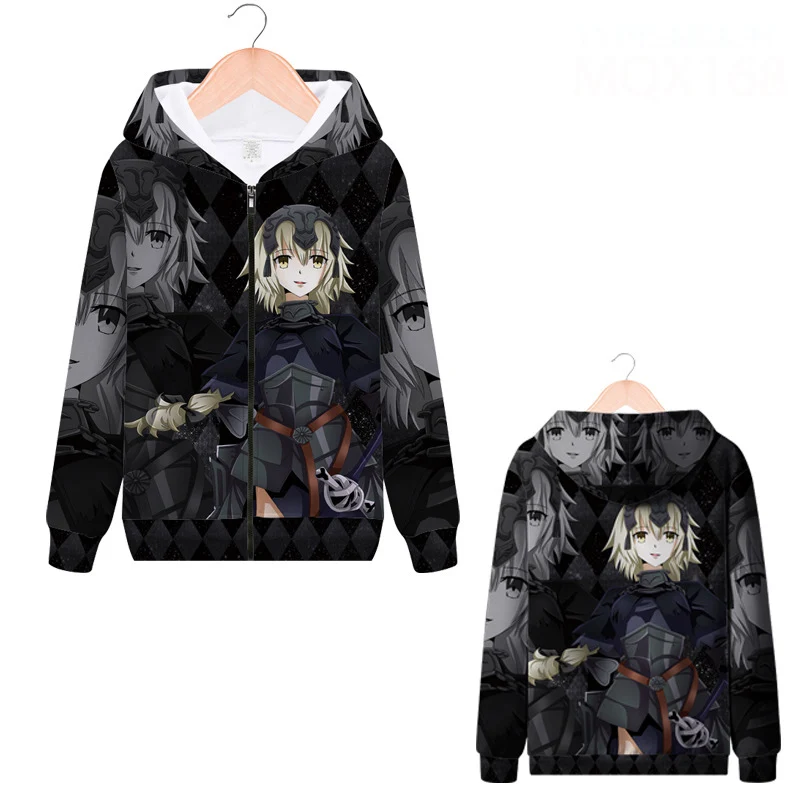 6 Fate/Stay Night Saber Altria Pendragon Jeanne d'Arc куртка для косплейный костюм с капюшоном для мужчин и женщин свитшот на молнии с капюшоном уличная - Color: 6