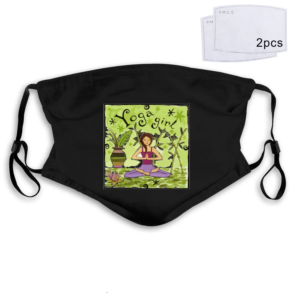 

Yoga Girl Meditation Lotus Mask