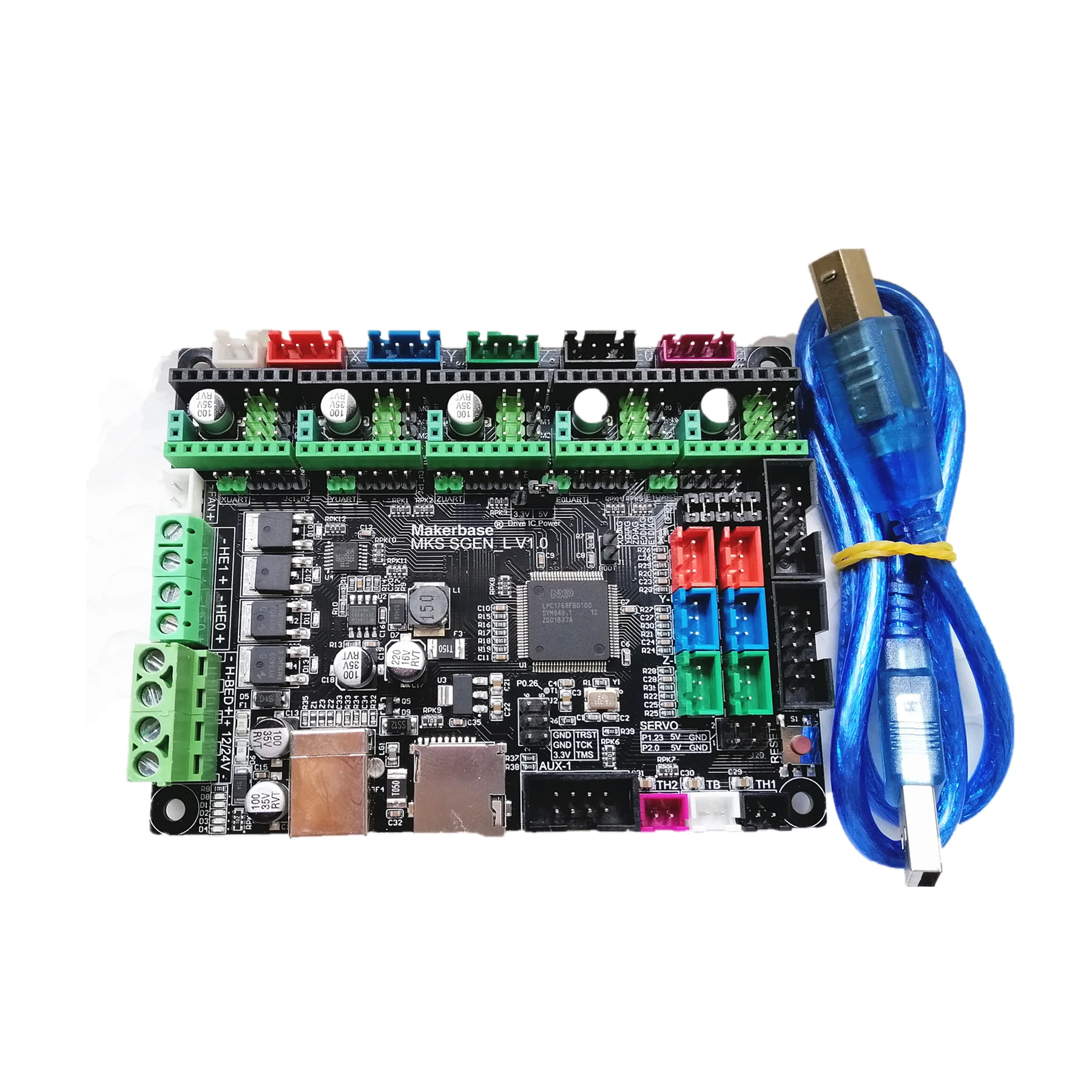 МКС сгэн L 32-bit материнская плата Smoothieboard Совместимость Smoothieware марлина 2,0 подобным СКР V1.3 3d принтер Запасные части