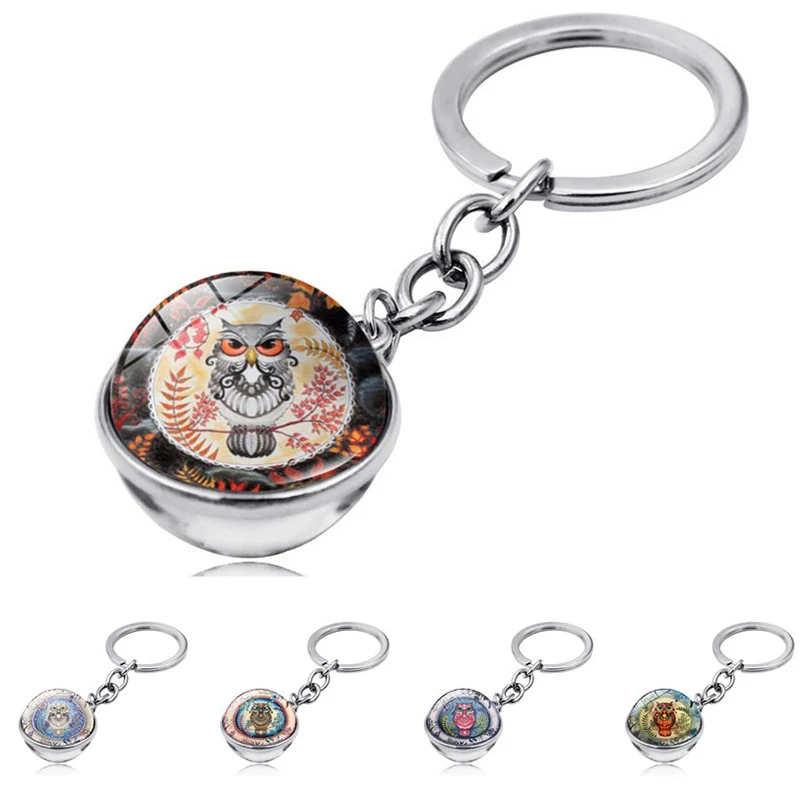 Многоцветный брелок сова с возможностью креативного самостоятельного выбора