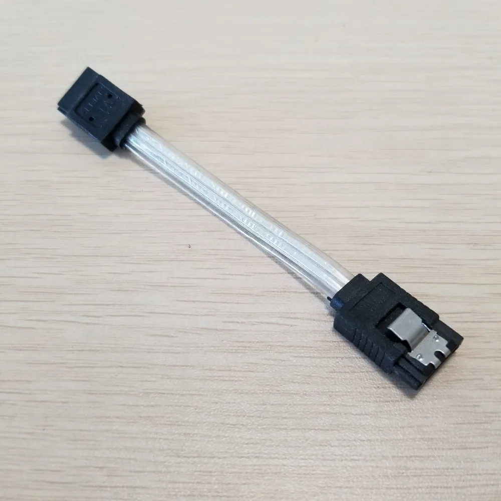 Ультратонкая SATA SATA2 кабель для передачи данных прямой адаптер 10 см ITX мини хост