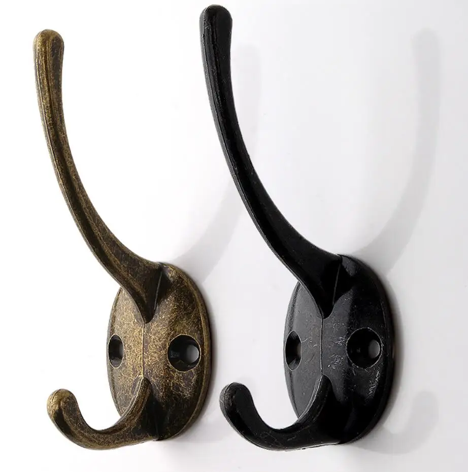 2019 винтажный черный крючок для полотенец настенный пальто одежды в ванную